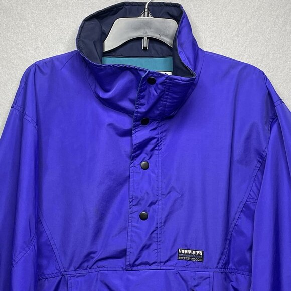 Vintage Sierra Experience Light Pull Over Windbreaker Women’s XL Jacket Purple - Picture 2 of 9